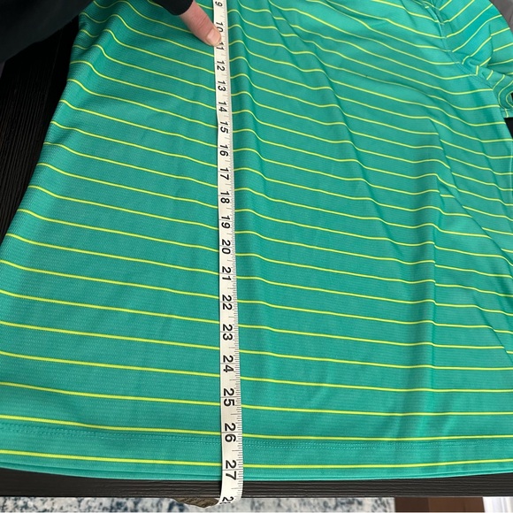 Reel legends Green Striped V-Neck T-Shirt - Picture 7 of 7